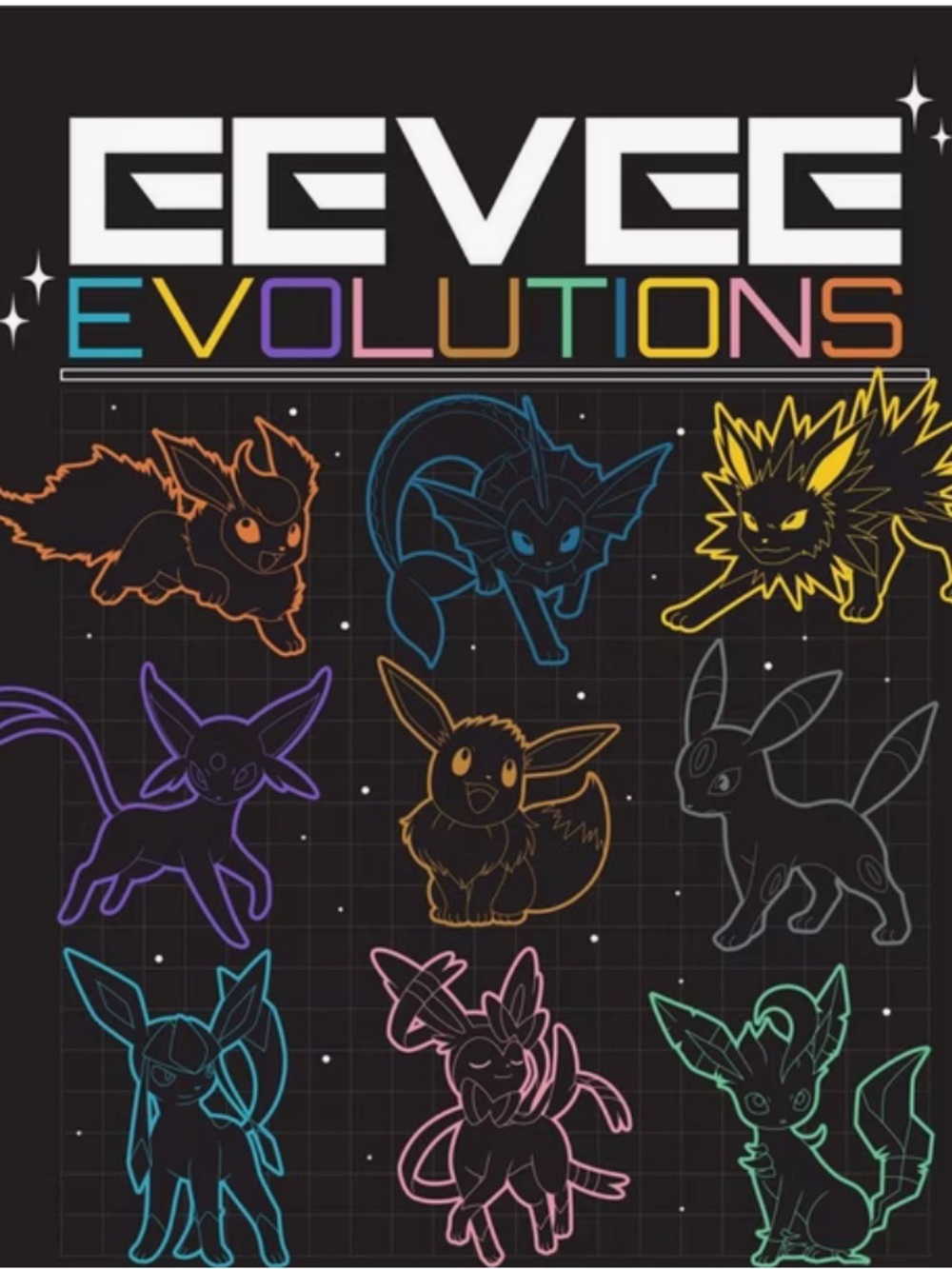 NEW Pokemon Eevee Eeveelutions Unisex Graphic T-Shirt size: M - Picture 4 of 5